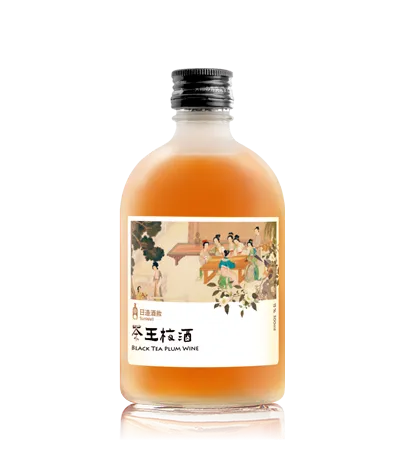 Black Tea Plum Wine 300ml